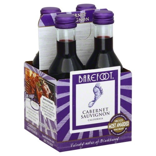 Barefoot Cabernet Sauvignon 187ML 4PK