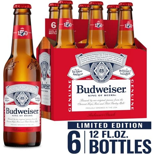 Budweiser 6PK 12OZ Bottle