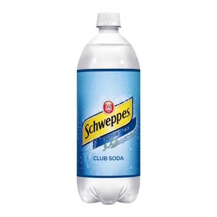 Schweppes Club Soda 1LT