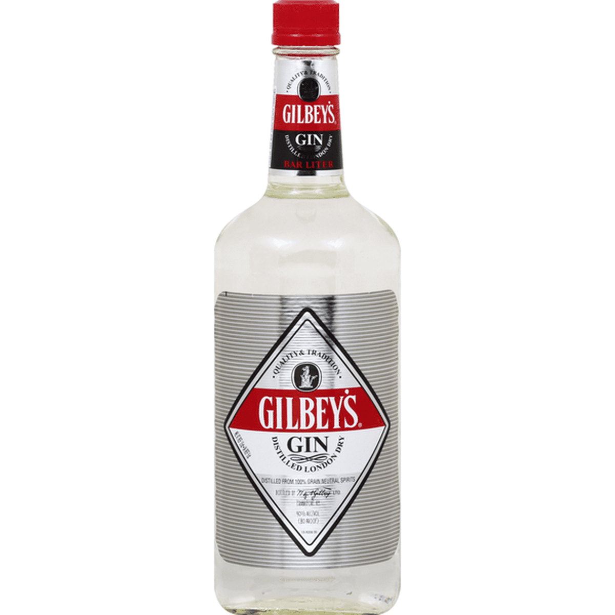 Gilbeys Gin 750ML Glass