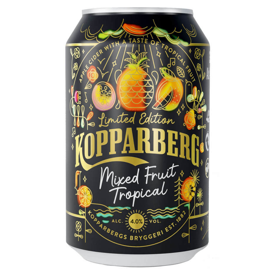 Kopparberg Mx Fruit Trop SING/4PK 11.2FL.OZ