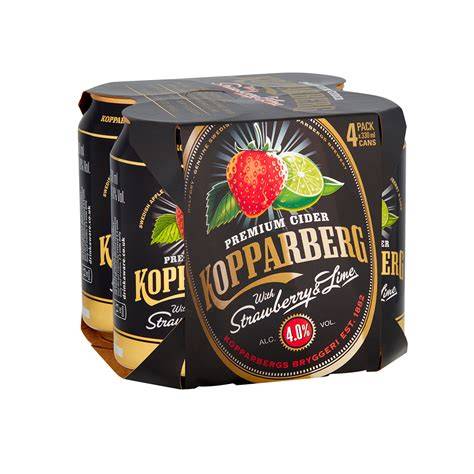 Kopparberg Straw/Lime SING/4PK 11.2 Fl.Oz