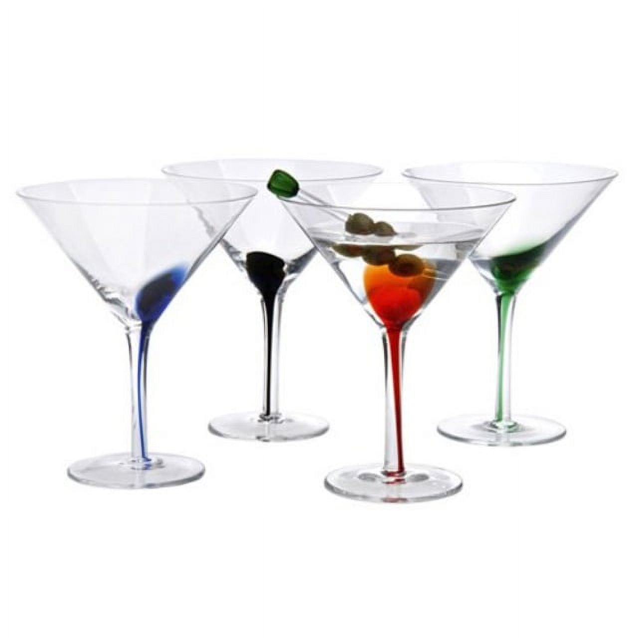 Multi Color Martini Glass 12oz