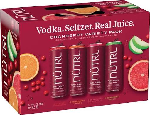 Nutrl Cranberry Variety 8PK