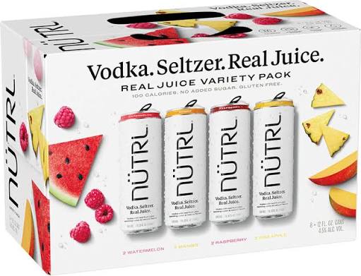 Nutrl Vodka Variety 8PK