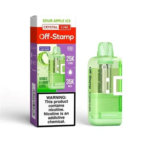 Off Stamp Sour Apple Ice 25K
