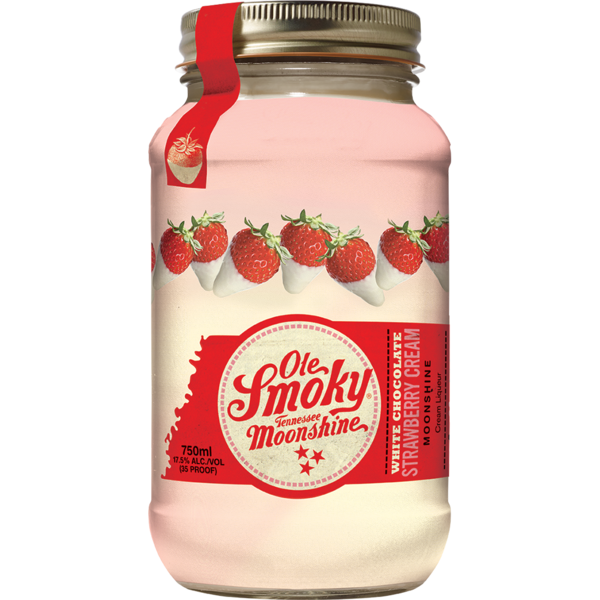 Ole Smoky Moonshine White Chocolate Strawberry Cream 750ML
