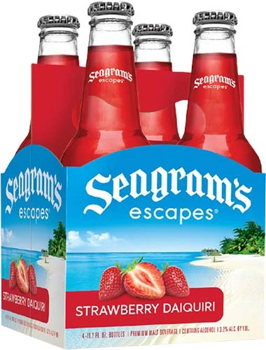 Seagrams Escapes Strawberry 4PK