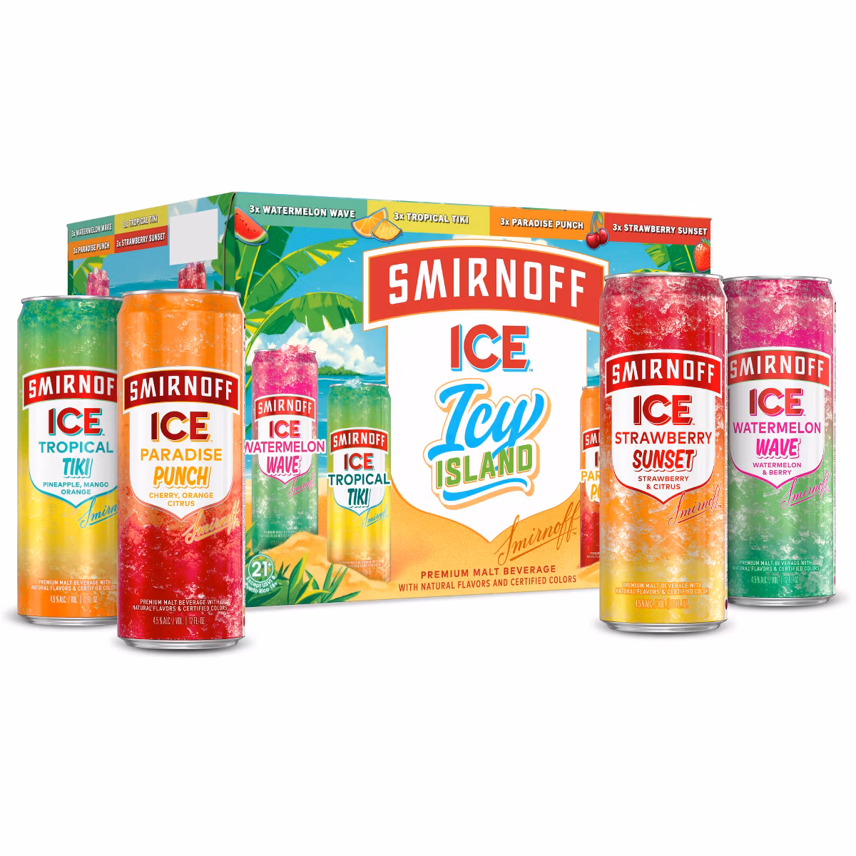 Smirnoff Ice Icy Island 12PK 12OZ Cans