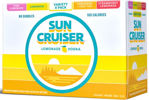 Sun Cruiser Lemonade Variety 8PK 12OZ Cans