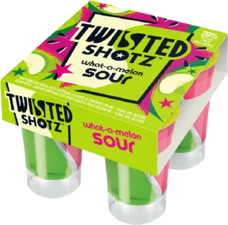 Twisted Shotz What-A-Melon Sour 4PK