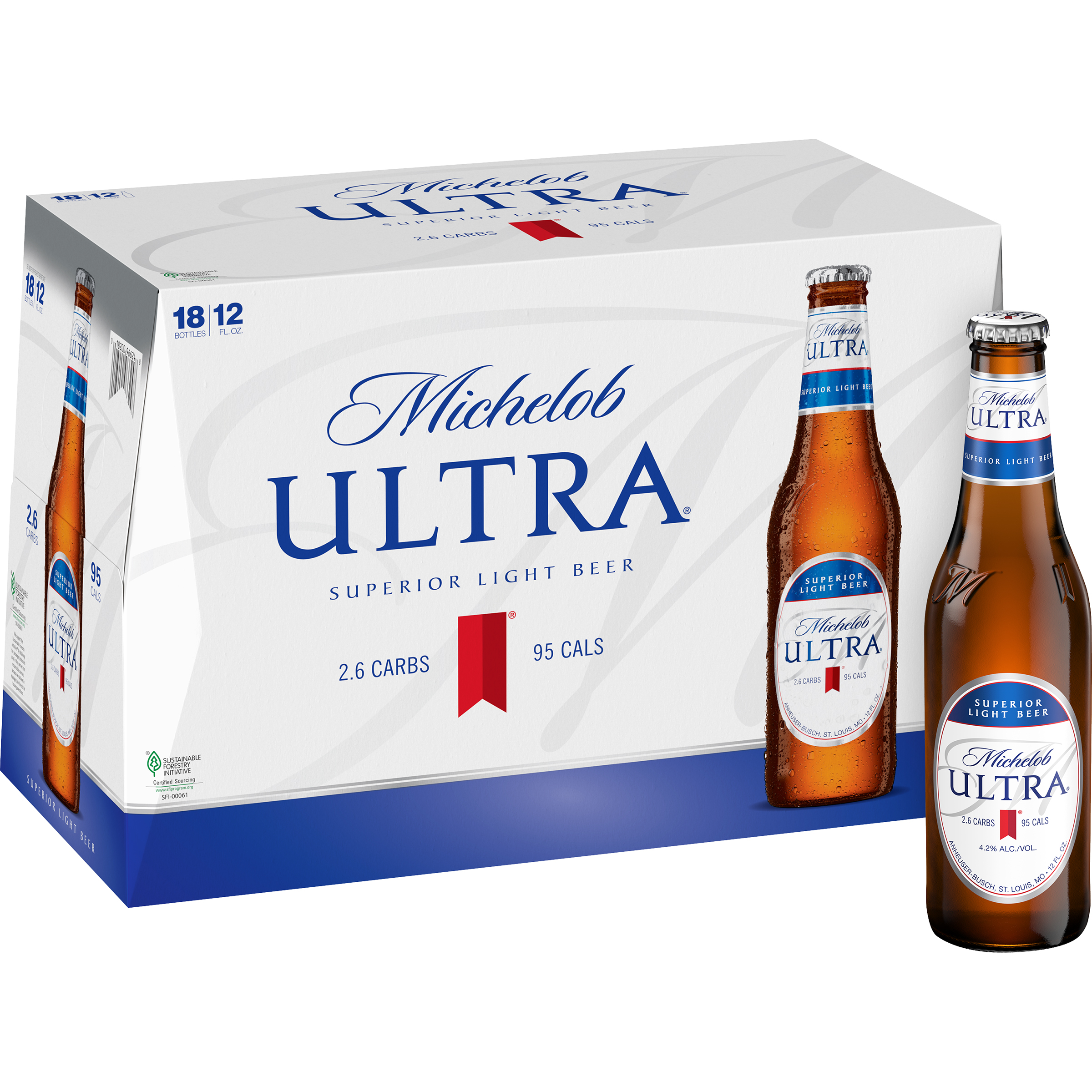 Michelob Ultra 18PK Bottles