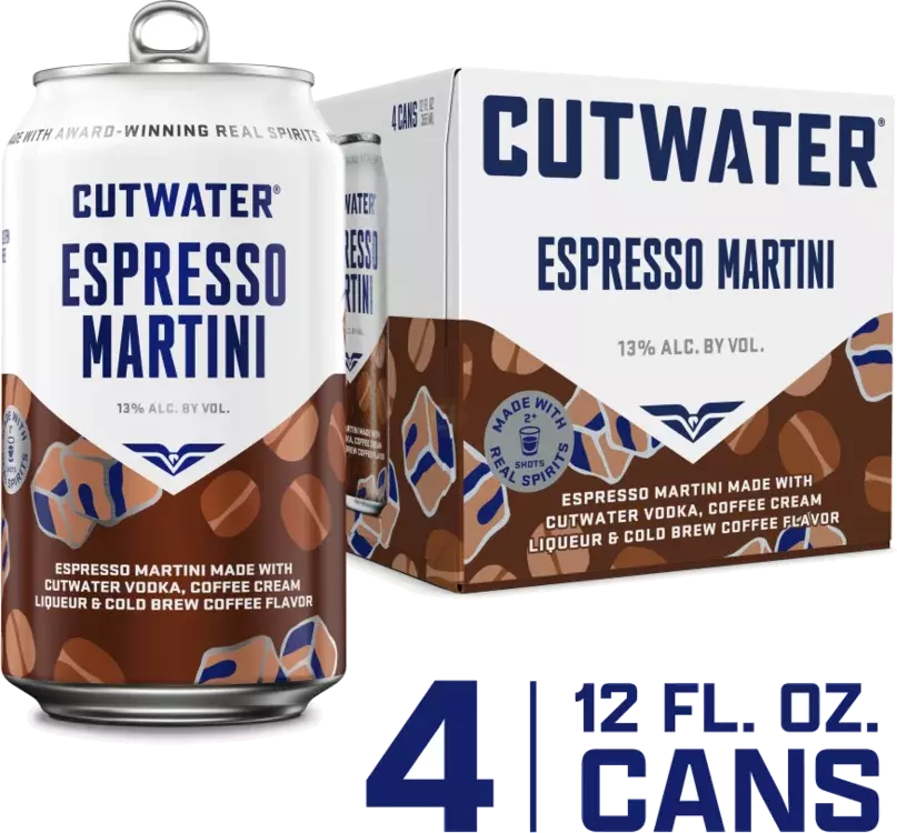 Cutwater Espresso Martini 12OZ 4PK Can