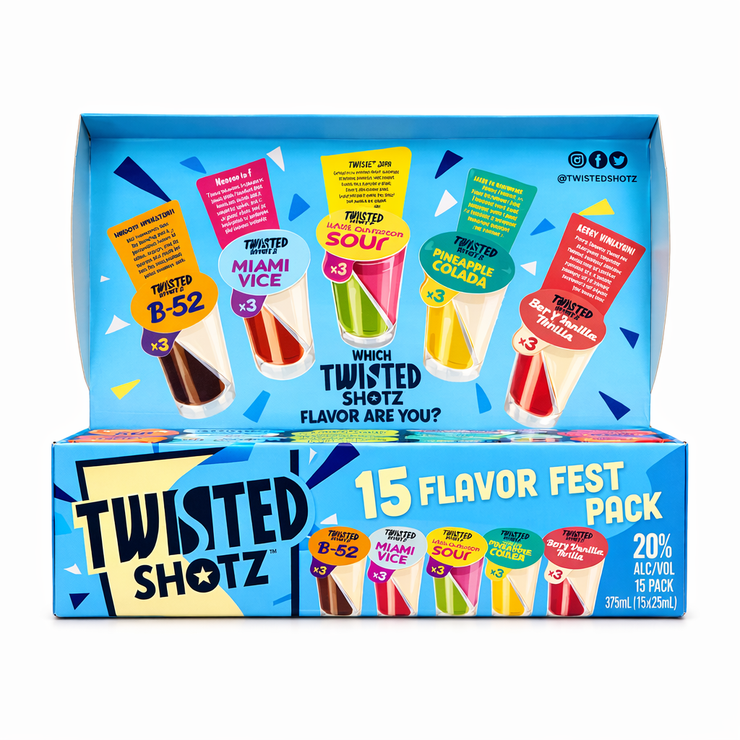 Twisted Shotz Flavor Fest 15PK