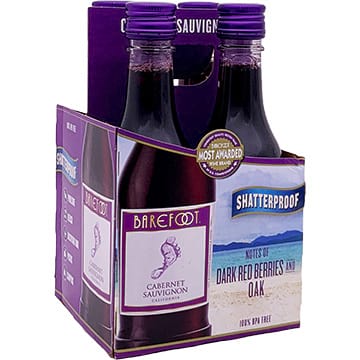 Barefoot 4PK Cab Sauv 187ML